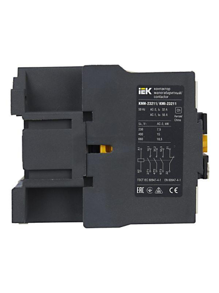 Контактор КМИ-23211 32А 230В/АС3 1НЗ IEK KKM21-032-230-01
