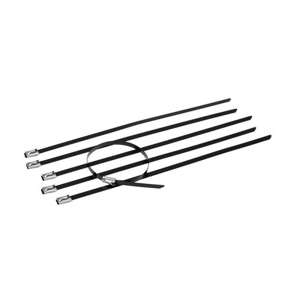 Хомут кабельный 4.6х200 сталь с полимерным покрытием (уп.50шт) Rexant 07-0208-5