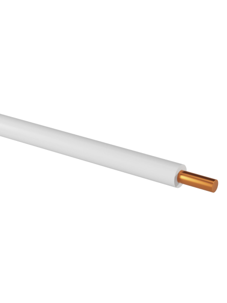 Провод ПуВнг(А)-LS 1х4,0 ГОСТ (100м), белый TDM