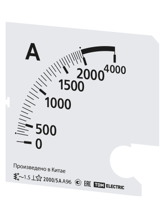 Шкала Ш96 2000/5А-1,5 (для А96 Х/5А) TDM