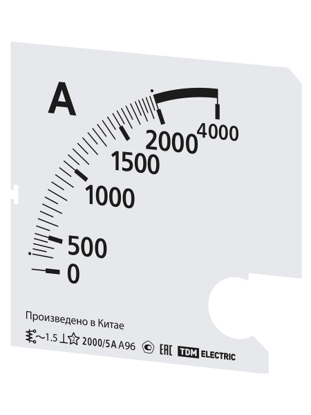 Шкала Ш96 2000/5А-1,5 (для А96 Х/5А) TDM