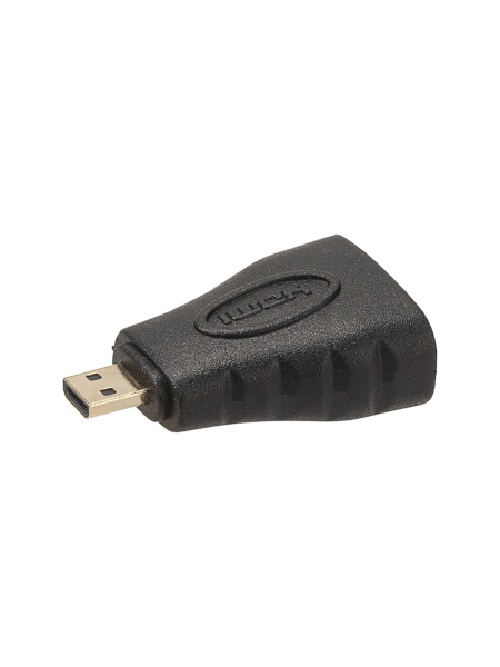 Переходник "АВП 1" штекер micro HDMI - гнездо HDMI, позолоченные контакты, TDM