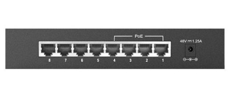 Коммутатор DES-1008P/C1A 8х100Mb 4PoE 52W неупр. D-Link 89960