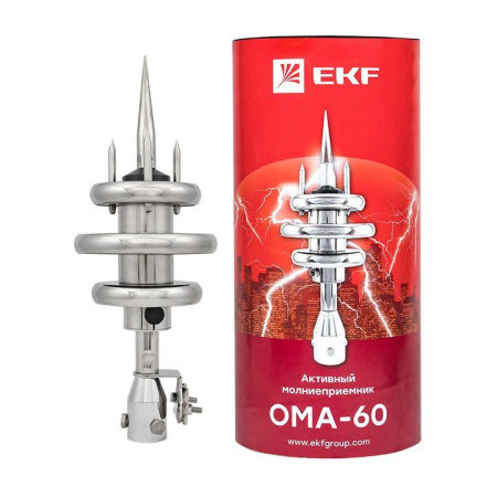 Молниеприемник активный "ОМА-60" с адаптером EKF lp-oma-60-adap-40