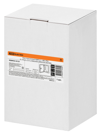 Бокс пластиковый ЩМП-0-1, ABS, IP65, от -45 до +75 °С, навесной, (280x210x130) TDM
