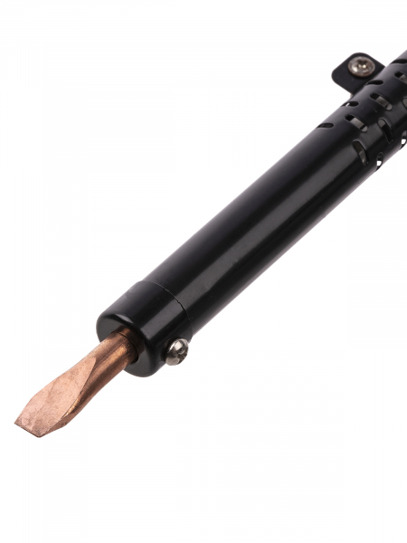 Паяльник ПД-60, ЭПСН, мощность 60 Вт, 230 В, деревянная ручка, плоское жало, "Гранит" TDM