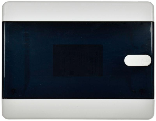 Корпус пластиковый ЩРВ-П-8 IP41 черн. прозр. дверь UNION Compact IEK UIC-KP12-V-08-41-K01