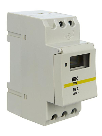 Таймер цифровой ТЭ15 16А 230В на DIN-рейку IEK MTA10-16