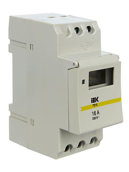 Таймер цифровой ТЭ15 16А 230В на DIN-рейку IEK MTA10-16