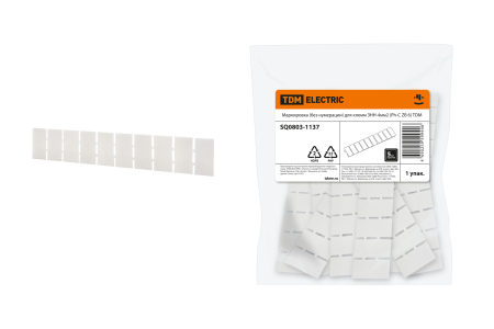 Маркировка (без нумерации) для клемм ЗНН-4мм2 (Ph-C ZB 6) TDM