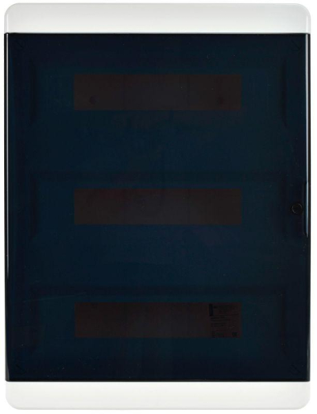 Корпус пластиковый ЩРВ-П-54 IP41 черн. прозр. дверь TEKFOR IEK TF5-KP12-V-54-41-K01-K03