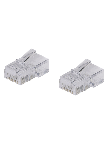 Разъем RJ-45 UTP для кабеля кат. 5Е, 8P8C (2 шт), TDM