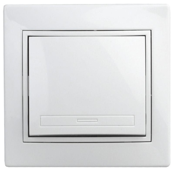 Выключатель 1-кл. СП Plano 10А IP20 1-101-01 250В бел. Intro Б0027586