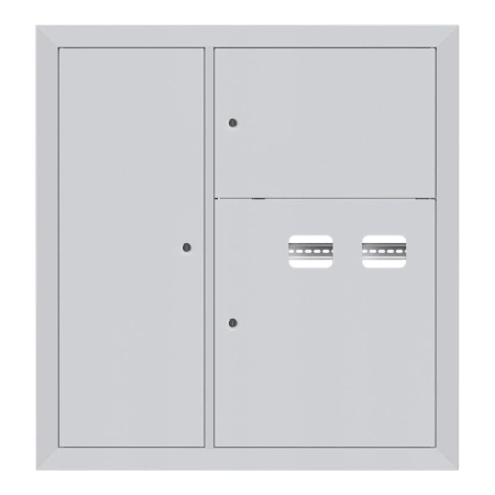 Щит этажный 2кв. слаботочка слева (1000х950х160) Basic EKF mb28-v-2z