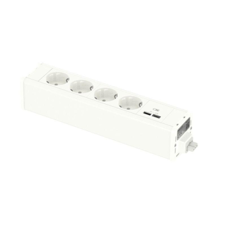 Блок Unica System+ 4хРозетка (2К+З) и 2хUSB A/C бел. SchE INS44232