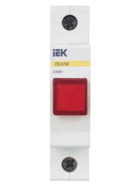 Лампа сигнальная ЛС-47М красн. IEK MLS20-230-K04
