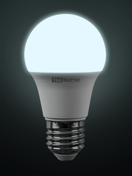 Лампа светодиодная А60 10 Вт, 230 В, 6500 К, E27 TDM