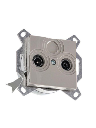 Розетка TV-R Levit оконечная кофе макиато ABB 2CHH083503A6018