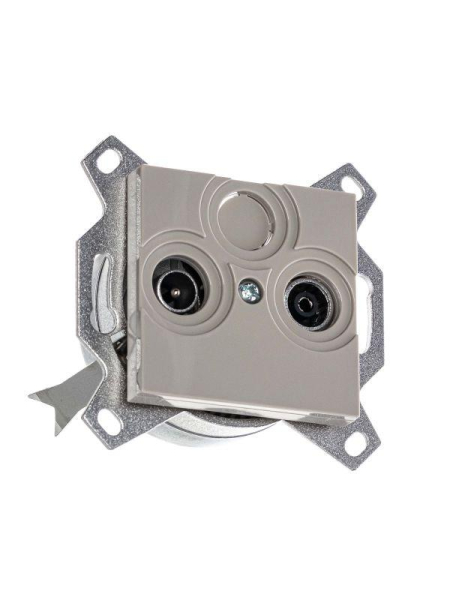 Розетка TV-R Levit оконечная кофе макиато ABB 2CHH083503A6018
