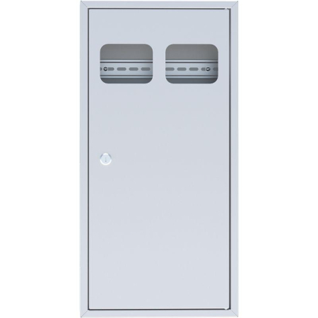 Щит ЯУР на 2 счетчика с двумя DIN-рейками (600х300х150) Basic EKF uerm-din-600-2