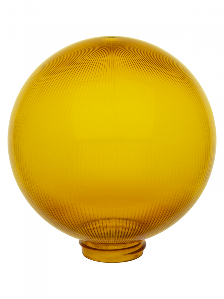 Рассеиватель шар ПММА 250 мм золотой призма (резьба А 85) TDM