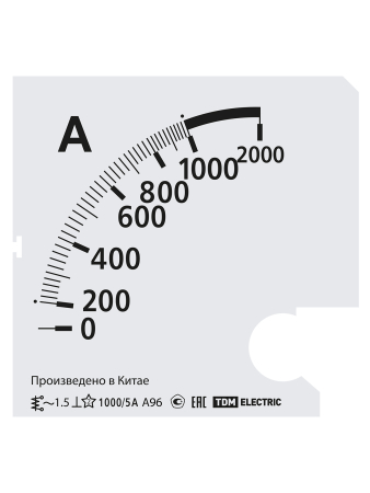 Шкала Ш96 1000/5А-1,5 (для А96 Х/5А) TDM