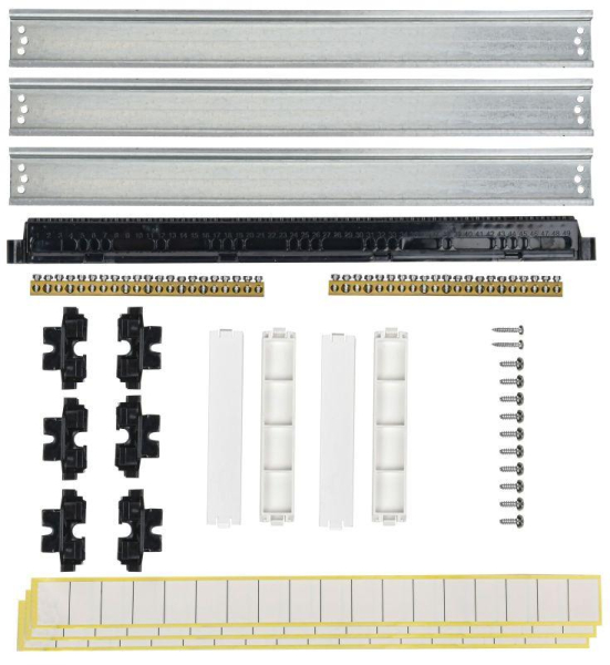 Корпус пластиковый ЩРВ-П-54 IP41 черн. прозр. дверь TEKFOR IEK TF5-KP12-V-54-41-K01-K03