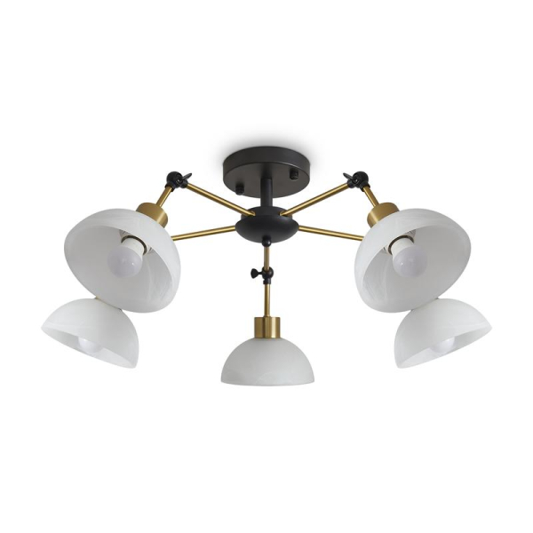 Светильник Bessie 5х60Вт E27 IP20 подвесной Freya FR5526PL-05BBZ