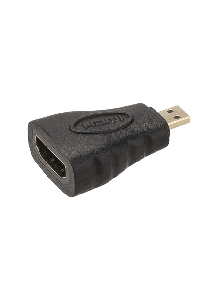 Переходник "АВП 1" штекер micro HDMI - гнездо HDMI, позолоченные контакты, TDM