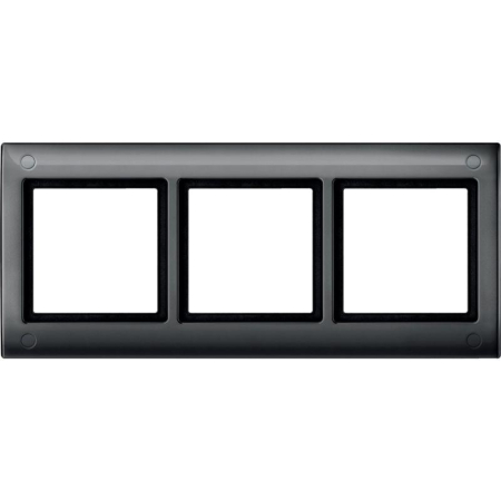 Рамка 3-м Merten с винт. креп. aquadesign SchE MTN401314