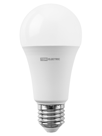 Лампа светодиодная А60 15 Вт, 230 В, 4000 К, E27 TDM