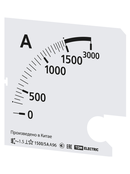 Шкала Ш96 1500/5А-1,5 (для А96 Х/5А) TDM