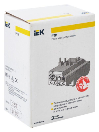 Реле тепл. РТИ 1314 7-10А IEK DRT10-0007-0010