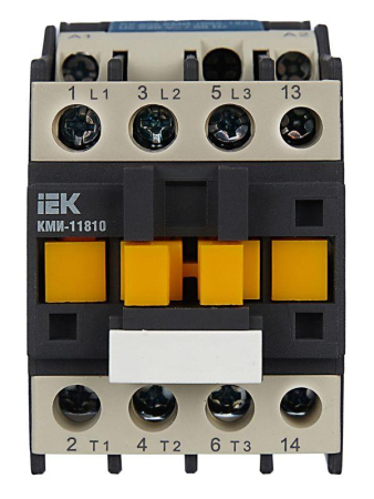 Контактор КМИ-11810 18А 230В/АС3 1НО IEK KKM11-018-230-10