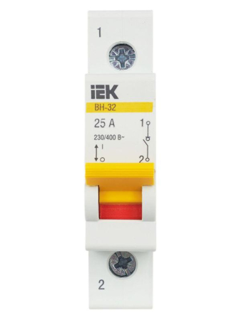 Выключатель нагрузки ВН-32 25А/1П IEK MNV10-1-025