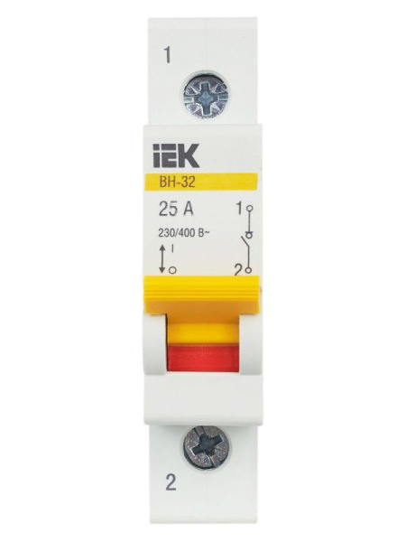 Выключатель нагрузки ВН-32 25А/1П IEK MNV10-1-025