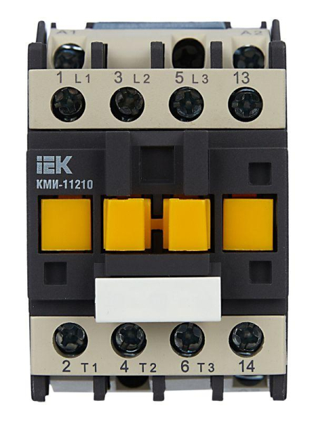 Контактор КМИ-11210 12А 230В/АС3 1НО IEK KKM11-012-230-10