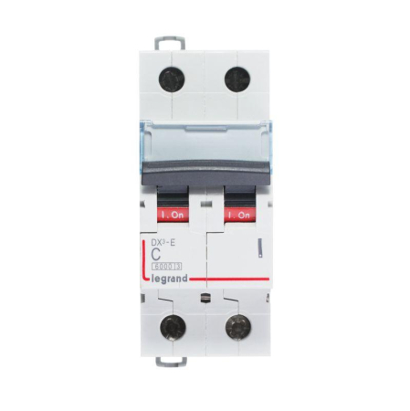 Выключатель автоматический модульный 2п C 50А 6кА DX3-E 6000 2мод. 230/400В Leg 407282