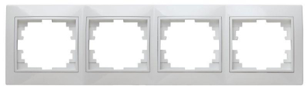 Рамка 4-м СП Plano 1-504-01 гор. бел. Intro Б0027629