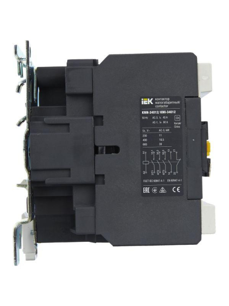 Контактор КМИ-34012 40А 230В/АС3 1НО 1НЗ IEK KKM31-040-230-11