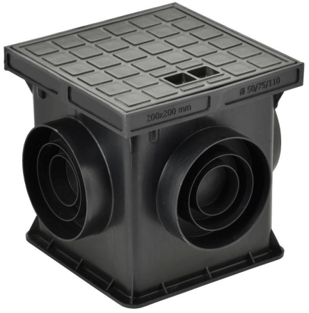 Колодец контрольный с крышкой пластик IEK ZKK10-60-200
