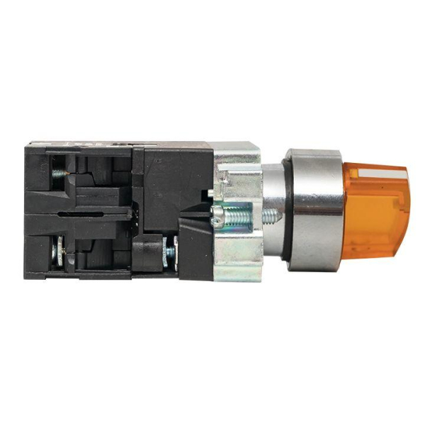 Переключатель BD33 3P с желт. подстветкой 230В NO PROxima EKF xb2-bk33-y-230