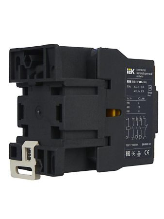 Контактор КМИ-11811 18А 230В/АС3 1НЗ IEK KKM11-018-230-01