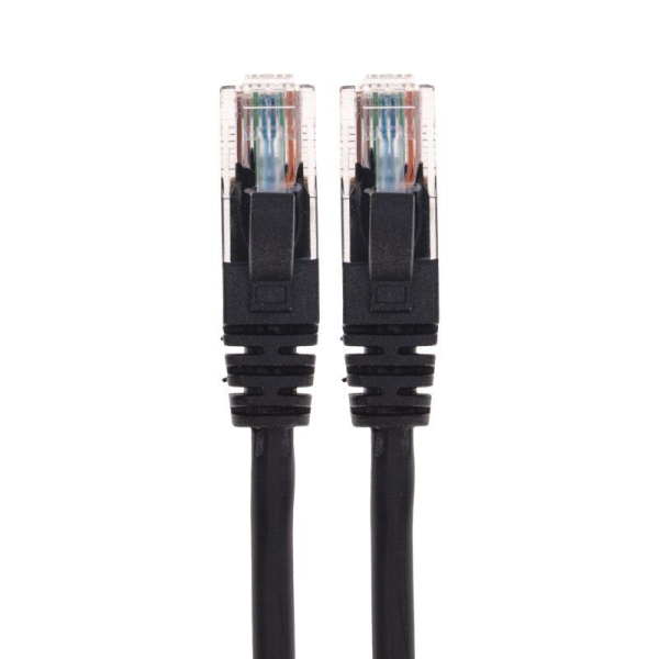 Патч-корд U/UTP CAT 6 RJ45-RJ45 26AWG LSZH черн. 1м Rexant 02-0292-1