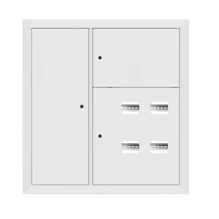 Щит этажный 4кв. слаботочка слева RAL9003 (1000х950х160) PROxima EKF mb29-v-4z-ral9003