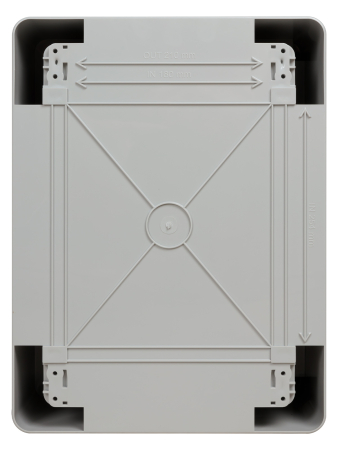 Бокс пластиковый ЩМП-0-2, ABS, IP65, от -45 до +75 °С, навесной, (330x250x140) TDM