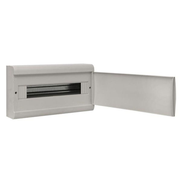 Щит ЩРН-П-18 IP41 бел. дверца (пром. упак.) Basic EKF pb-n-18w-bas