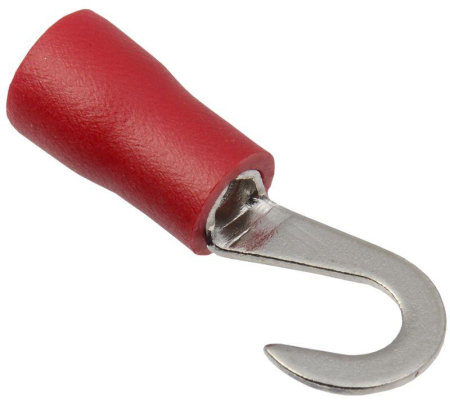 Наконечник НИК 1.25-4 крюк 0.5-1.5мм (уп.100шт) IEK UNL30-D15-4-4