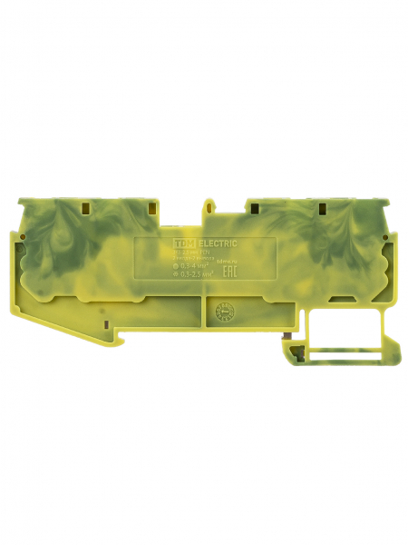 Зажим клеммный безвинтовой ЗКБ PEN быстрого зажима 4 вывода 2,5 мм2 (Ph-C PT 2,5-Q-PE) TDM