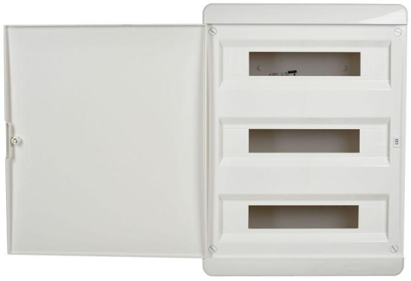 Корпус пластиковый ЩРВ-П-54 IP41 бел. дверь TEKFOR IEK TF5-KP13-V-54-41-K01-K01
